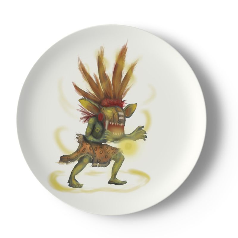 The Small Book Of Goblinkin China Plate