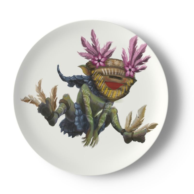 The Small Book Of Goblinkin China Plate