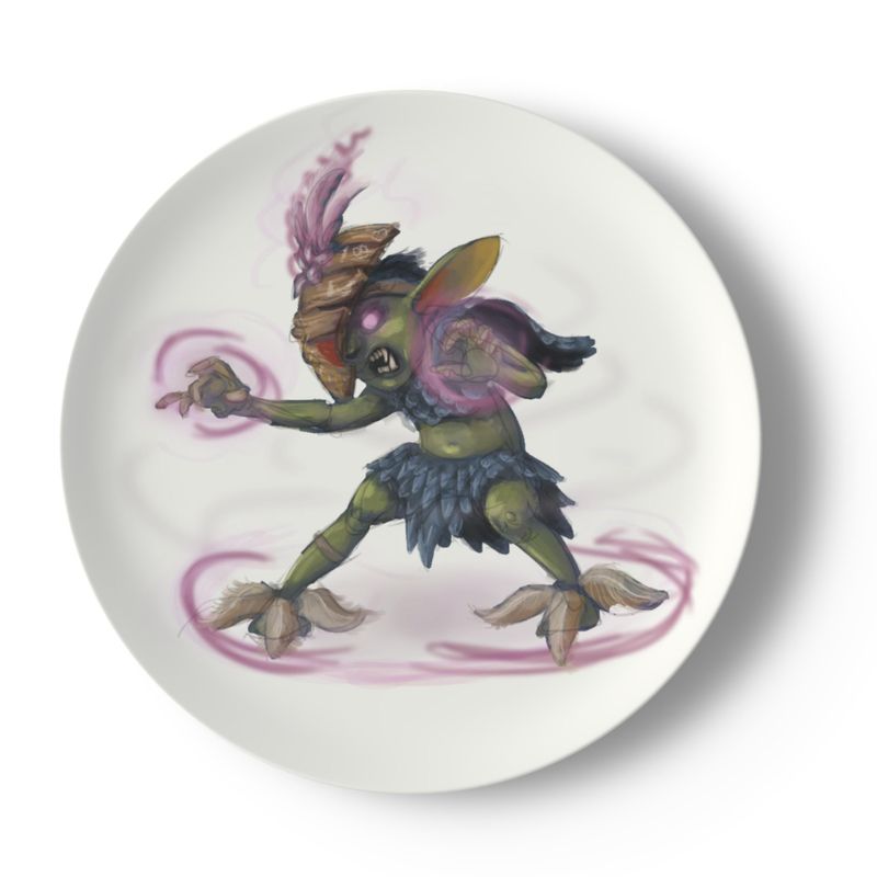 The Small Book Of Goblinkin China Plate