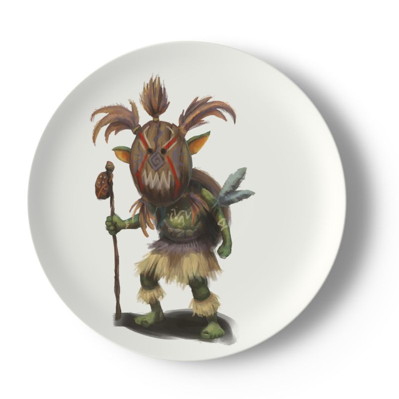The Small Book Of Goblinkin China Plate
