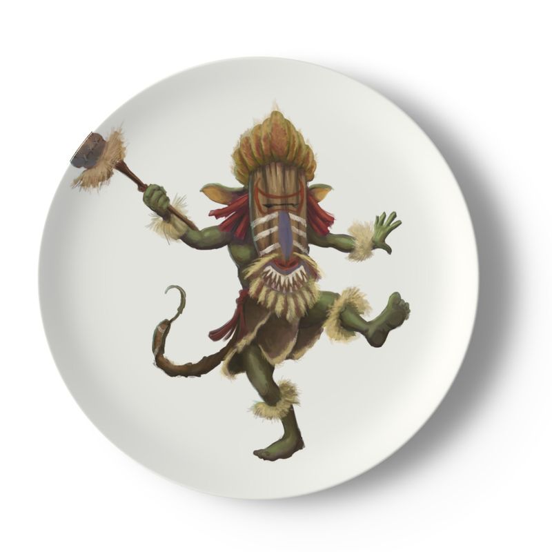 The Small Book Of Goblinkin China Plate
