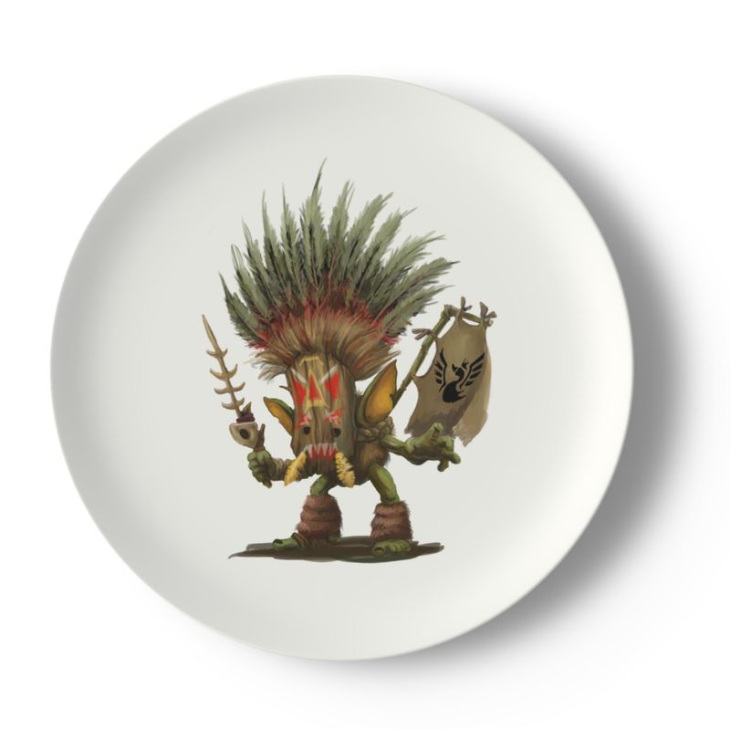 The Small Book Of Goblinkin China Plate