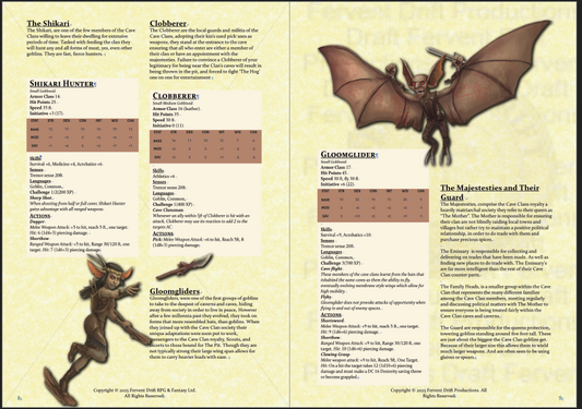 The Goblin Queens Lair & The Goblin Cave Clan Monster Suite